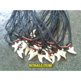 Shark Teeth Pendant for Men Necklaces Bali 